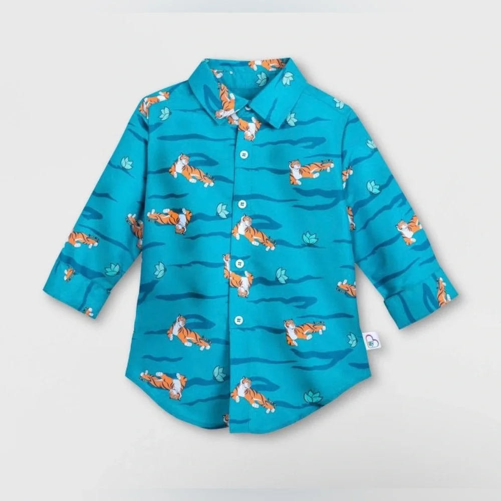 Disney Aladdin Jasmine 2pc Top & Button-down shirt matching set Girls 4 NWT